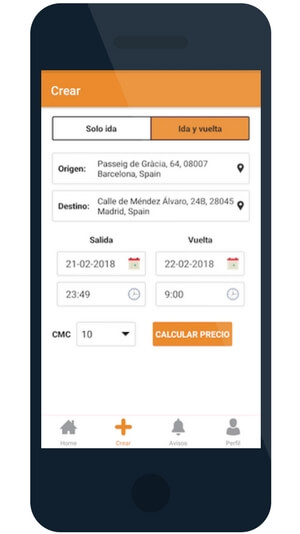Aplicació mòbil per anar a Girona amb bus de forma barata